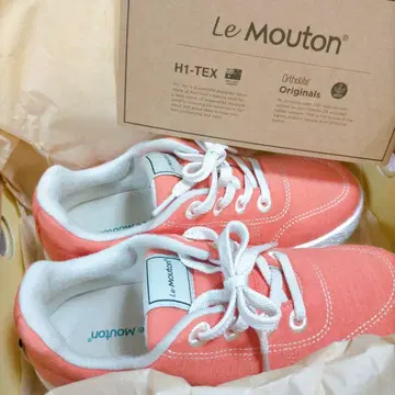 LeMouton 르무통 메이트 스니커즈 경량 23.0cm 오렌지