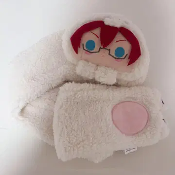 앙스타 사에구사 이바라 중국 고백 풍선 화이트 곰 머플러