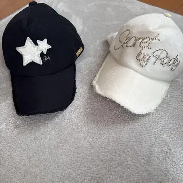 Rady 별 자수와 스톤 자수 캡 세트