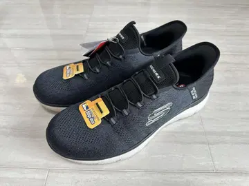 스케쳐스 Slip-Ins 블랙 와이드 핏 28.0cm