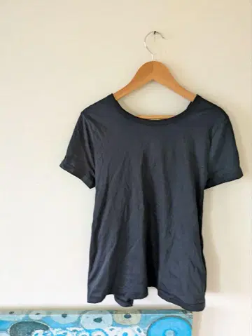 미사용. HELMUT LANG BLACK TIE TEE S
