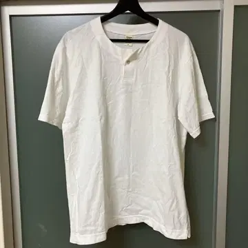 Jackman 헨리넥 티셔츠 XL 화이트