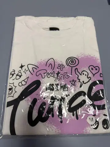 TWICE THIS IS FOR 팝업 티셔츠 화이트 M