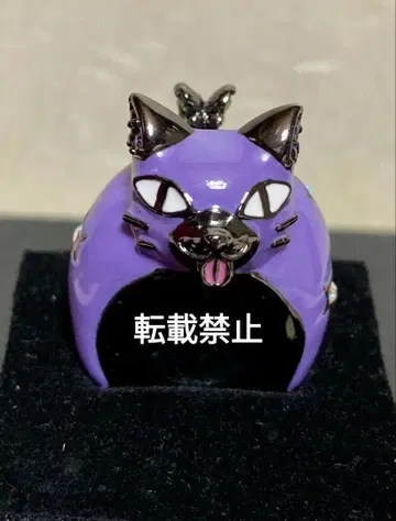 ANNA SUI 반지 고양이 퍼플 안나수이 미사용 레어