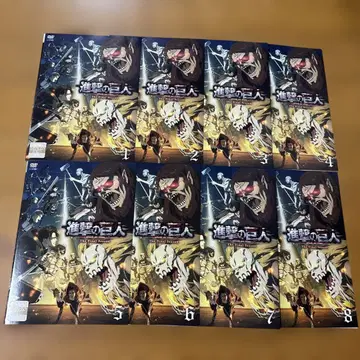진격의 거인 The Final Season DVD 전 8권 전권 세트