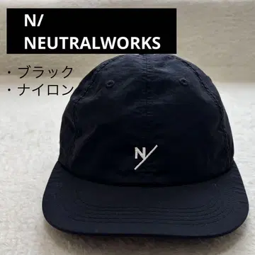 N/ 뉴트럴 웍스 NEUTRALWORKS 나일론 캡 블랙