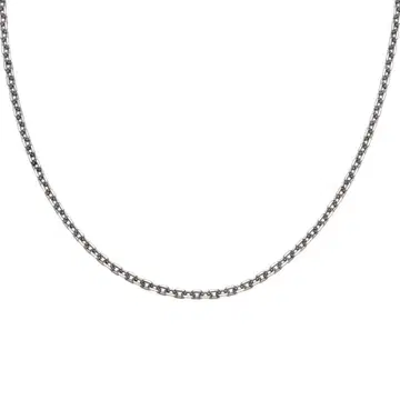 팥 실버 925 체인 폭 3.0mm 길이 50cm
