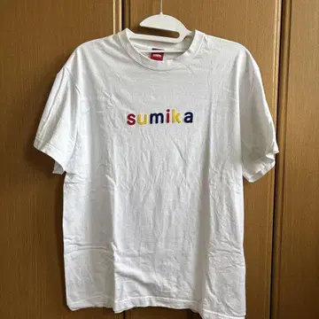 sumika 로고 티셔츠 L 사이즈 화이트