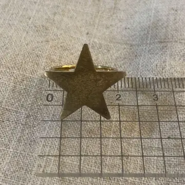 dress a dress 별 모양 골드링 약 2.5cm