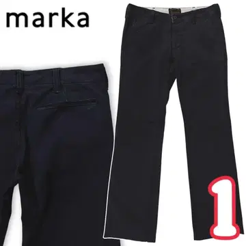 마르카 블랙 라벨 marka 스트레이트 치노 팬츠