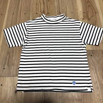 ORCIVAL 오르치발 하이넥 보더 티셔츠 사이즈 1 일본제