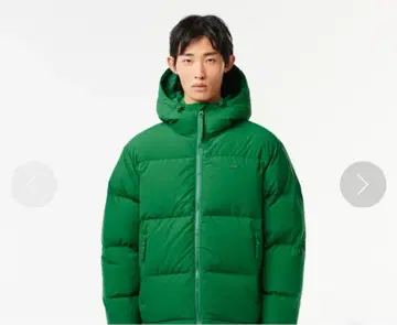 Lacoste 그린 다운 자켓