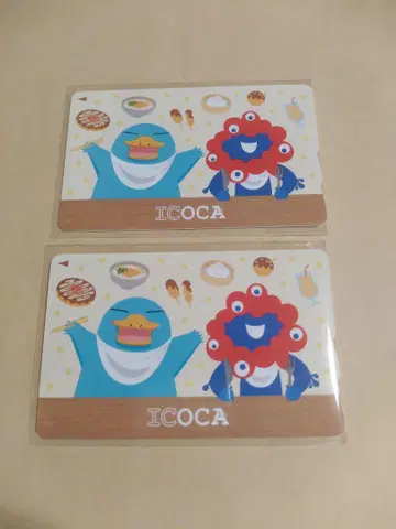 만국 박람회 기념 ICOCA 2장 미야쿠미야쿠 (잔액 0엔)