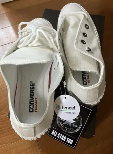 CONVERSE ALL STAR 100 화이트 스니커즈