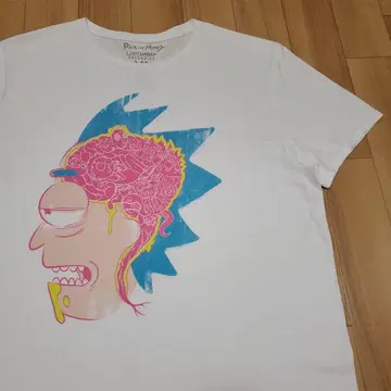 미국 인기 애니메이션 Rick and Morty 프린트 티셔츠