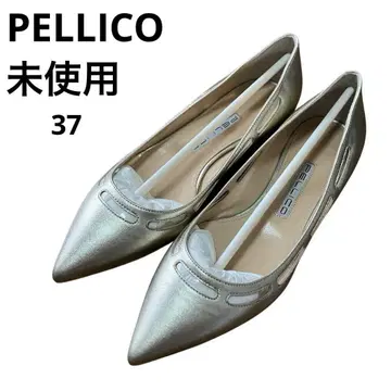 미사용 PELLICO 안넬리 샴페인 골드 플랫 슈즈 37