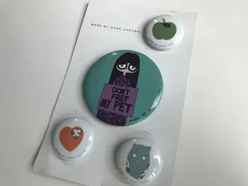 Marc Jacobs 마크 제이콥스 캔뱃지 세트