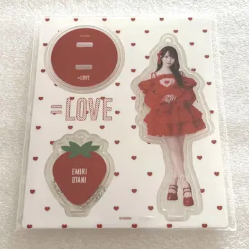=LOVE 오타니 에미리 아크릴 스탠드 키링 이코러브 아크릴 스탠드