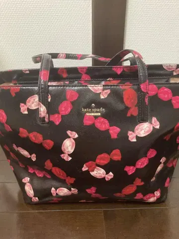 kate spade 캔디 패턴 토트백