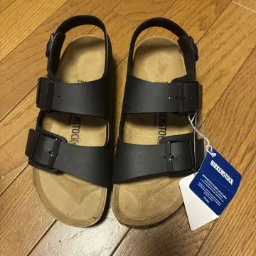 BIRKENSTOCK Milano 블랙 샌들 37 24cm