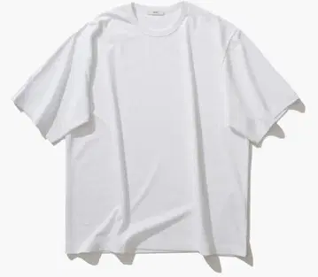 새상품 ATON 스테디셀러 DRY COTTON 크루넥 티셔츠 04 화이트