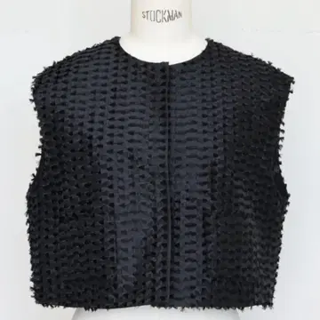 새상품 지프 소피아 Crystal Gilet 블랙