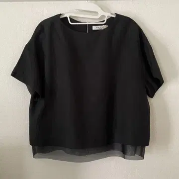 비품 오간자 조합 블라우스