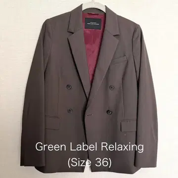 Green Label Relaxing 테일러드 자켓 사이즈 36