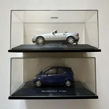 메르세데스-벤츠 SLK 230 & A-클래스 미니카 세트