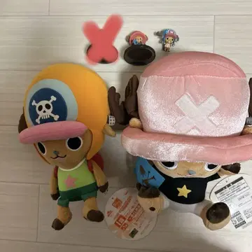 초파 봉제 인형과 피규어 세트