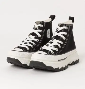 CONVERSE REACT2.0 블랙 하이컷 스니커즈 24cm