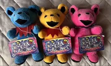DEAD BEAR 봉제 인형 3개 세트