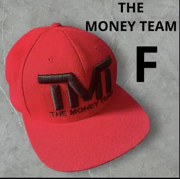 THE MONEY TEAM] 더 머니 팀 레드 베이스 & 블랙 로고 캡