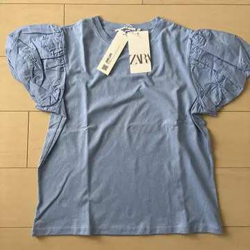 ZARA 자라 티셔츠 퍼프 슬리브