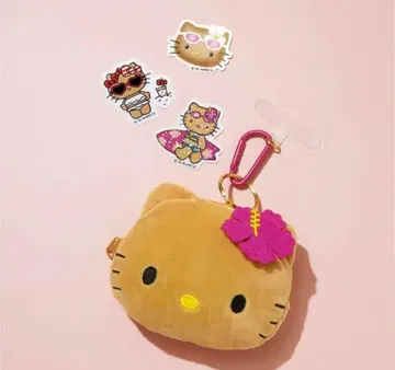HELLOKITTY 일광화상 헬로키티 봉제 인형 파우치 참