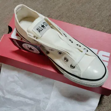 CONVERSE ALL STAR 화이트 스니커즈 미사용 새상품 박스 포함