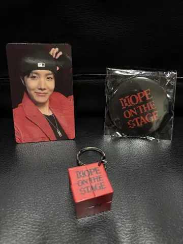 J-HOPE 팬클럽 혜택 트레이딩 카드, 키링, 캔 배치 세트
