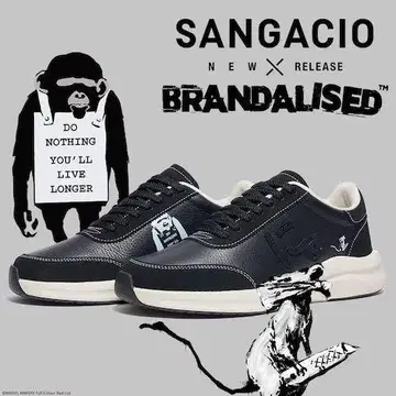SANGACIO BRANDALISED 블랙스 스니커즈