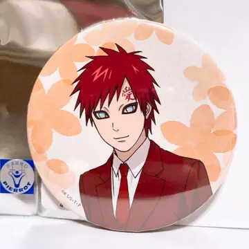 NARUTO 나루토 캔뱃지 꽃 ver. 오리지널 수트 가아라