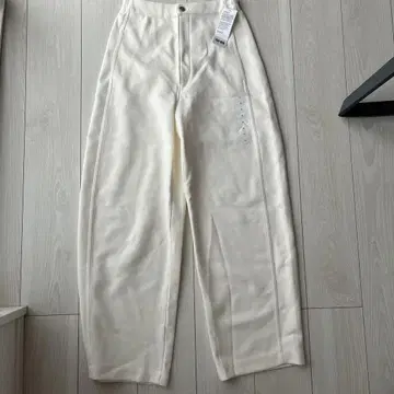 Uniqlo U 화이트 아이보리 바지 슬랙스 와이드 팬츠