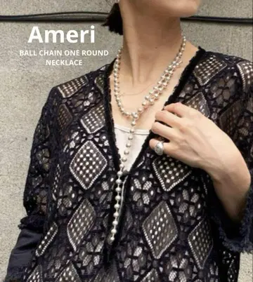 Ameri VINTAGE 볼 체인 목걸이