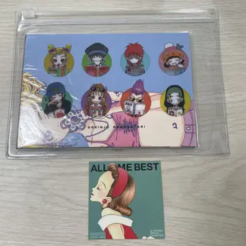 이웃 이야기 슬라이더 파우치 엽서 세트 (8장) 야자와 아이 원화전