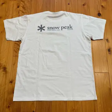 Snow peak 로고 티셔츠 L 사이즈 스노우피크 아웃도어 티셔츠