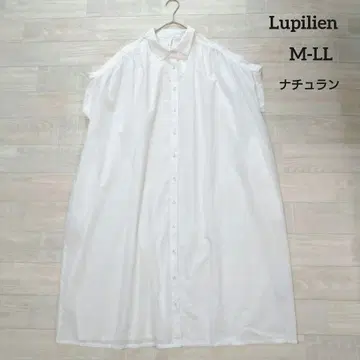 Lupilien 루피리안 개더 보일 셔츠 원피스 M-LL 나츄란