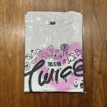 TWICE THIS IS FOR 팝업 티셔츠 화이트 M