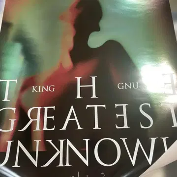 KING GNU THE GREATEST UNKNOWN 포스터