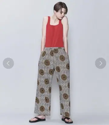 6(ROKU) BATIK RRINT PILE PANTS 팬츠 36