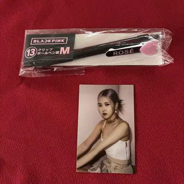 BLACKPINK ROSE 트레이딩 카드 볼펜 세트 미개봉품