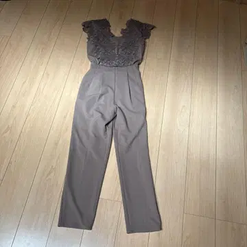SNIDEL 레이스 그레이 올인원