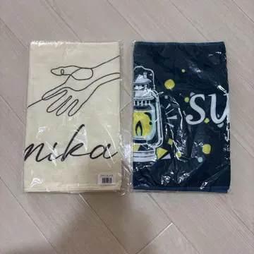 sumika의 라이브 타월 2장입니다.